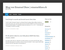 Tablet Screenshot of emanuelduss.ch